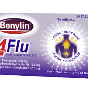 Benylin 4 Flu, 24 Tablets