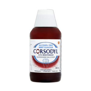 Corsodyl Mouthwash 300ml alcohol free mint flavour