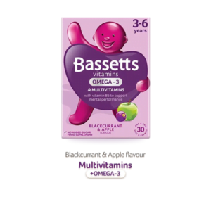 Bassetts Omega-3 Black Black & Apple 3-6 years