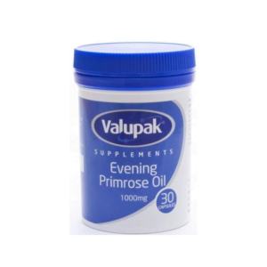 Valupak Evening Primrose Oil 1000mg 30