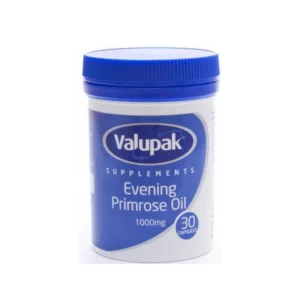 Valupak Evening Primrose Oil 1000mg 30