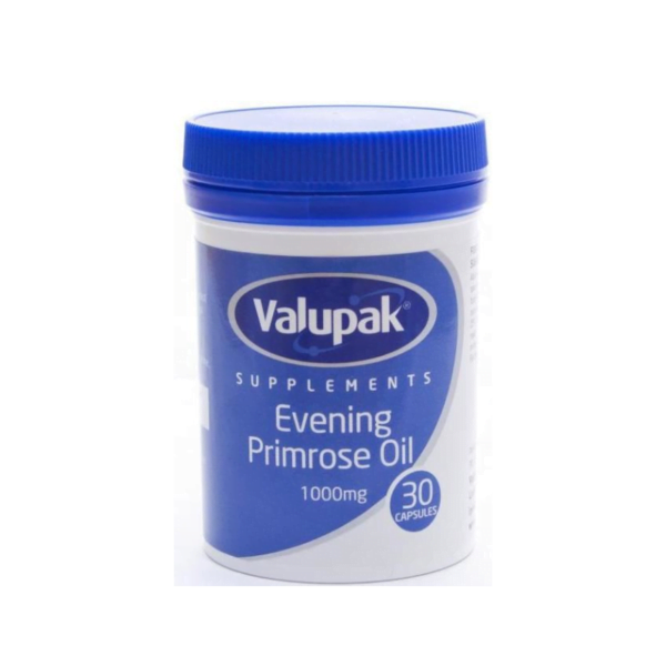 Valupak Evening Primrose Oil 1000mg 30