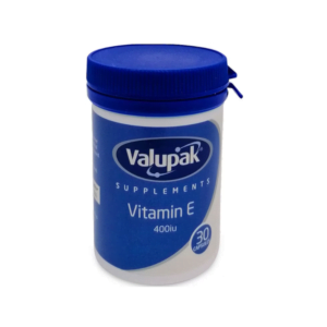 Valupak Vitamin E 400 iu Capsules 30