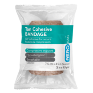 Tan Cohesive Bandage 7.5 x4.5