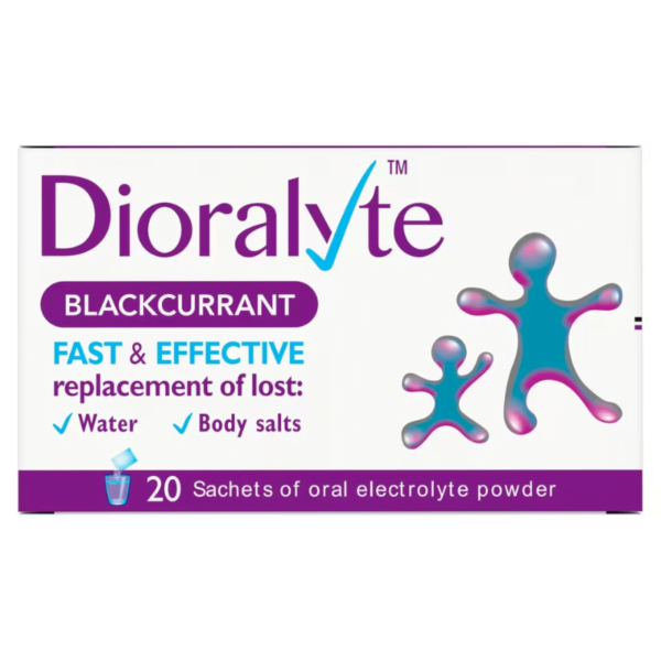Dioralyte Sachets blacurrant pack of 20