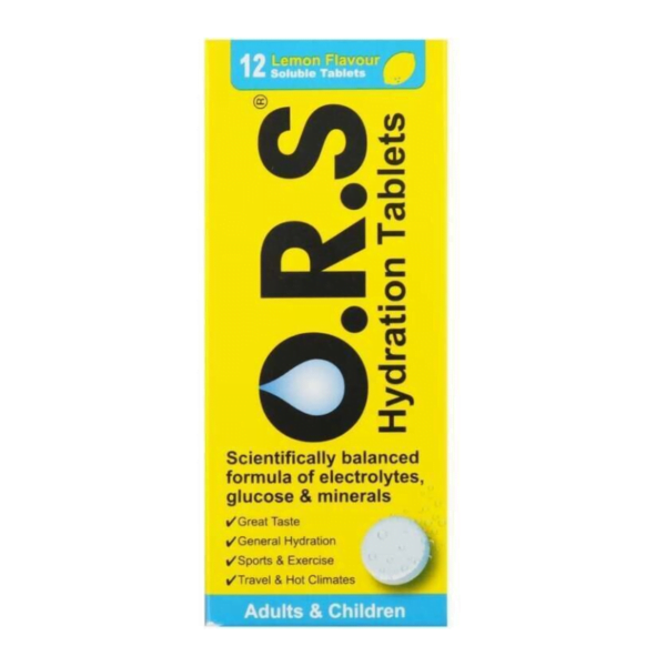 O R S oral rehydration tablets