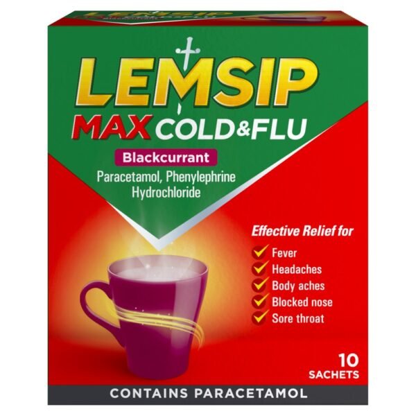 lemsip blackcurrant sachets